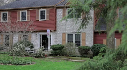 Suburban Home Stock Footage 46182062