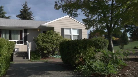 Suburban Home Stock Footage 49863032