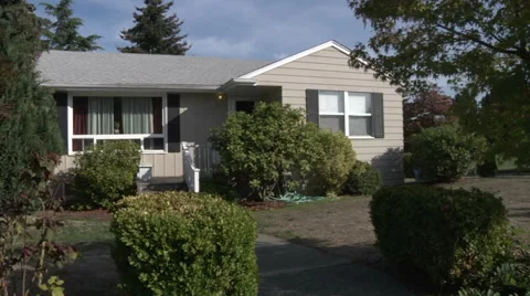Suburban Home Stock Footage 49863046