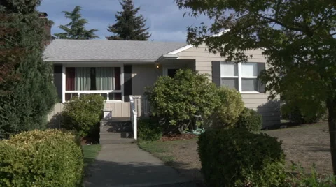 Suburban Home Stock Footage 49863056