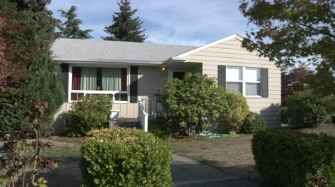 Suburban Home Stock Footage 49863068