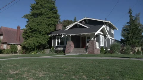 Suburban Home Stock Footage 49863084
