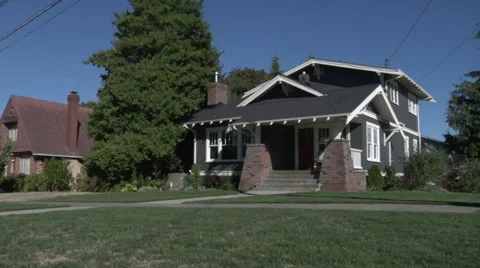Suburban Home Stock Footage 49863093