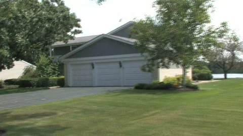 Suburban Homes Stock Footage