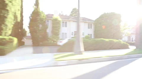 Suburban homes Stock Footage 46806277