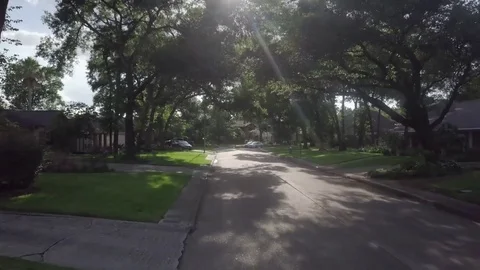 Suburban street Stock Footage 77705092