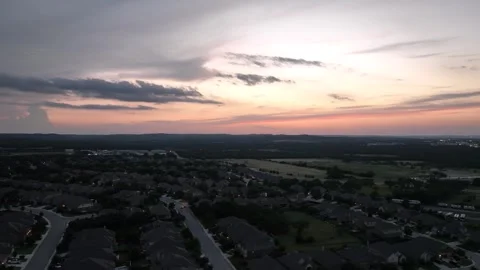 Suburban Sunset 库存影片 281307396