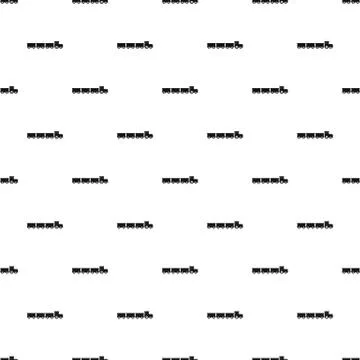 Suburban train pattern seamless vector Illustrazione stock