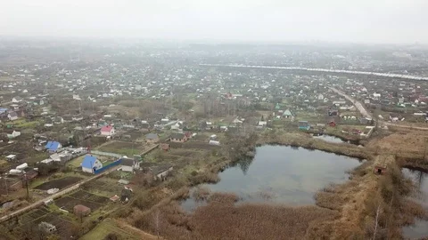 Suburban village Stock Footage 100722661