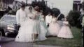 Suburban Wedding USA Bride Groom Bridesmaids 1960s Vintage Film Home Movie 1775 HD Footage