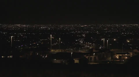 Suburbia at night Vidéo 22898029