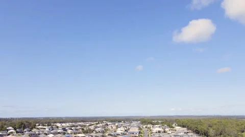 Suburbia – Rooftops and Horizon Stock Footage 146830381