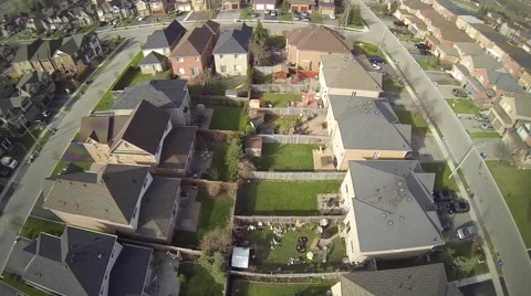 Suburbs from the air video Video stock 55367360