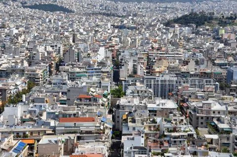 Suburbs of athens Stock-Fotos