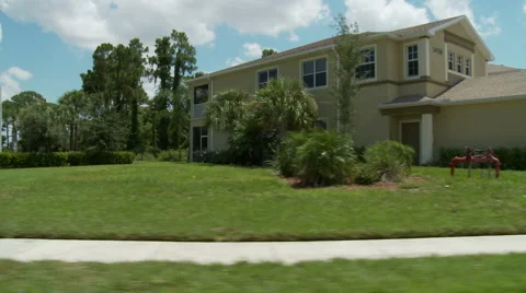 Suburbs Driving - Time Lapse - Clip 5 Stock Footage 893822