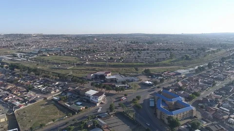 Suburbs in Soweto Stock Footage 108466819