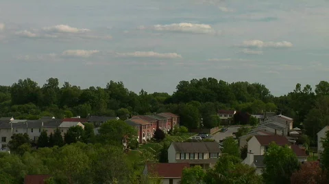 Suburbs Time Lapse Stock Footage 302957