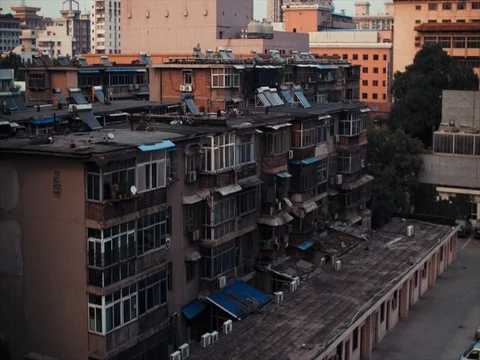 Suburbs in Xi'an, China Stock Footage 81531100