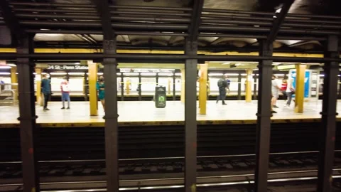 Subway 34th platform Stock Footage 169121180