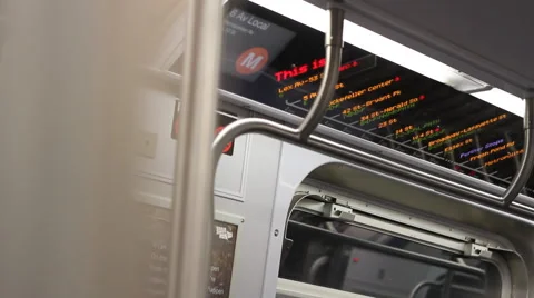 Subway announcement 库存影片 42796890