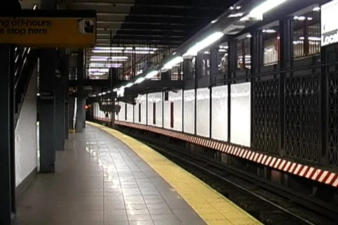 Subway Arrival Video stock 136901