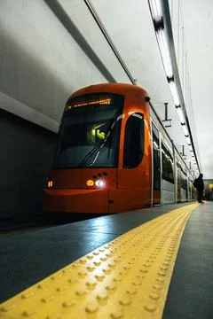 Subway Arrival Stock Photos