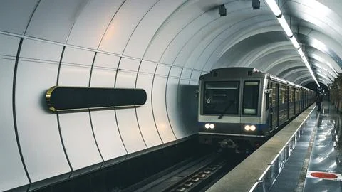 Subway Arrival Stock Photos