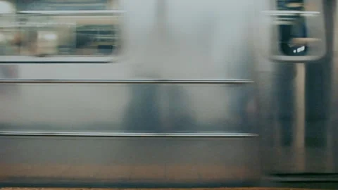 SUBWAY ARRIVING-UNDERGROUND Stock Footage 251675934