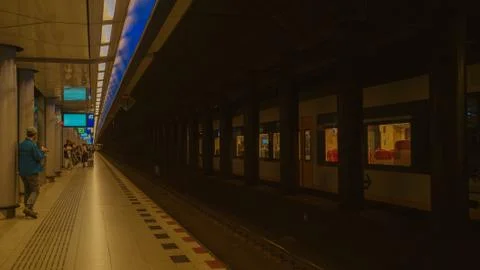 A subway in berlin 스톡 사진