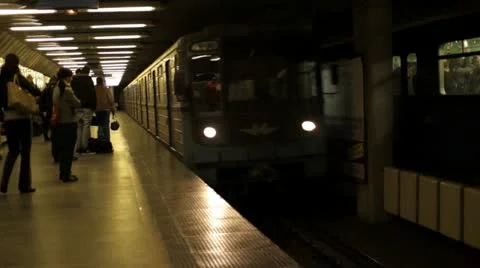 Subway - budapest Stock Footage 10817215