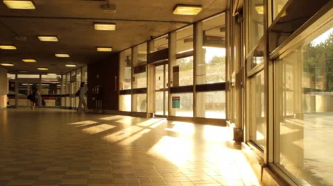 Subway Bus Terminal Magic Hour Stock Footage 45699854