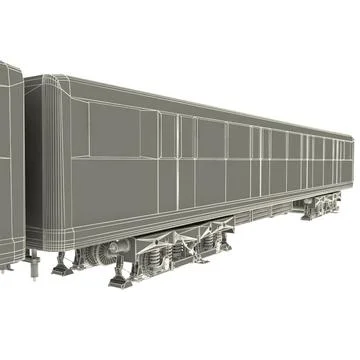 Subway Car V2 3D Model