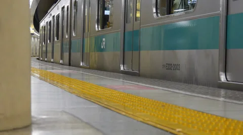 Subway departure Stock Footage 35479582