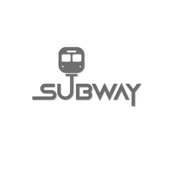 SUBWAY design logo Stock Illustration