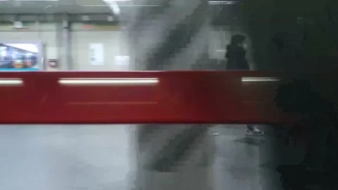 Subway Effect 3-Many people and objects passing by starting to the left- Stock Footage 146609419