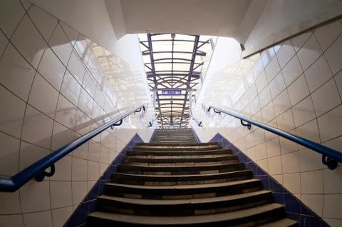 Subway exit. Stock Photos