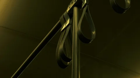 Subway Grip Strap Stock Footage 96524273