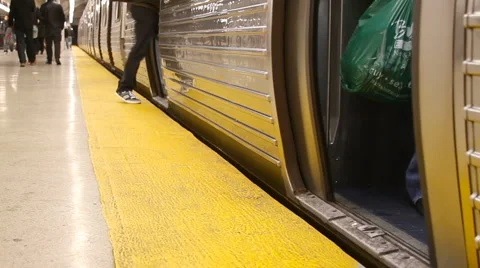 Subway leaves Stock Footage 1054309