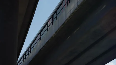 Subway low angle shot Amsterdam Stock Footage 287442365