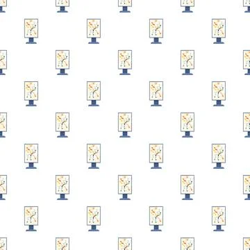 Subway map billboard pattern for urban transportation navigation Иллюстрация