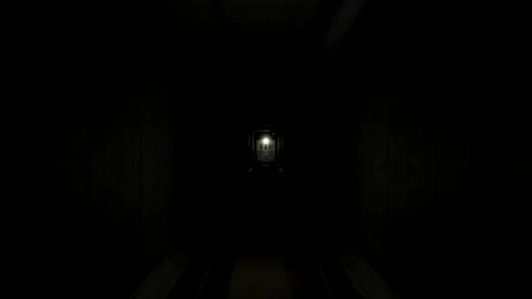 Subway Metro Tunnel Train Hit; Cruel Death in the Subway Tunnel Stock Footage 104616596
