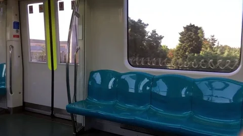 Subway in motion Stock Footage 81041908