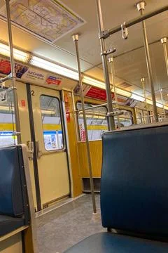 The subway in Munich offers efficient, modern, and reliable urban transportation Stock Photos