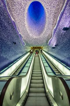 Subway naples Foto stock
