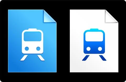 Subway on Paper Set Stock Photos