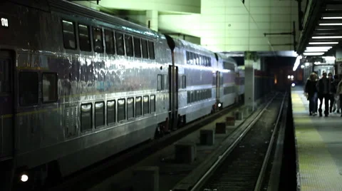Subway platform Stock Footage 46461036