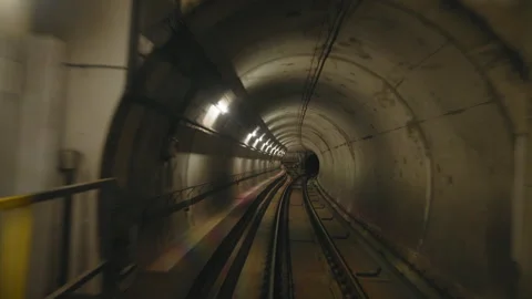 Subway, POV, Underground 01 Timelapse 3840x2160 Stock Footage 264491069