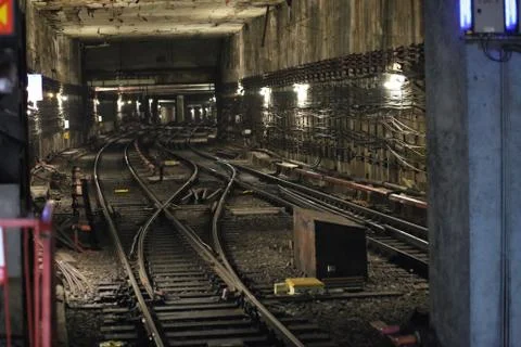 Subway railways Stock Photos