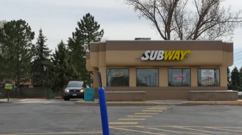 Subway Restaraunt Stock Footage 48432293