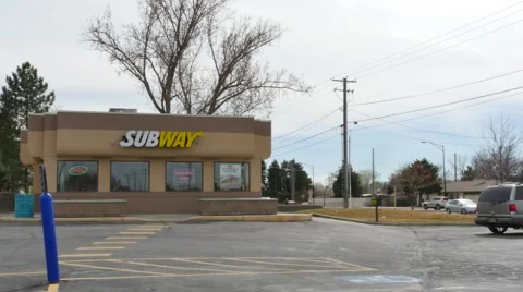 Subway Restaraunt Stock Footage 48432756